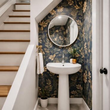 under_stairs_powder_room_ideas